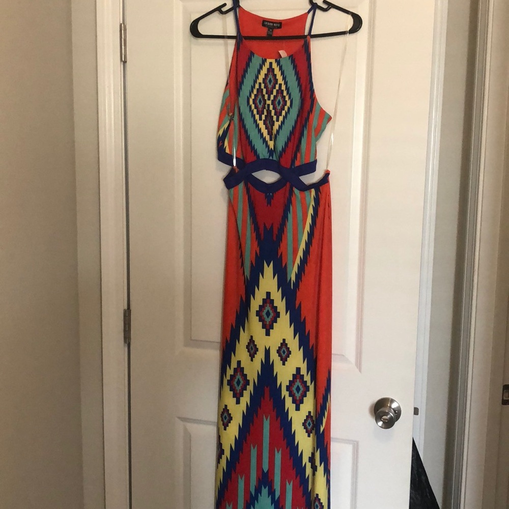Maxi dress multi colors